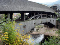 Historische Holzbr�cke Forbach